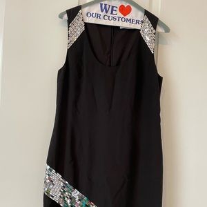 Rebecca Minkoff Dresses | Black and Silver Sequin Dress Size 4? | Color: Black/S